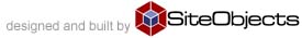 Designed and Built by SiteObjects